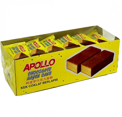 Apollo Layer  Cake Chocolate 12 (24 x 16g)